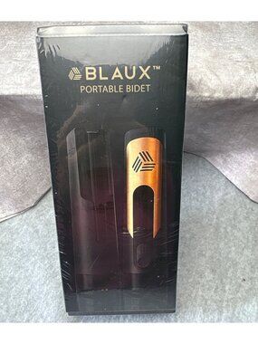Blaux Portable Bidet w/Magnetic Charging Dongle Spare O-Rings Compact Travel Des